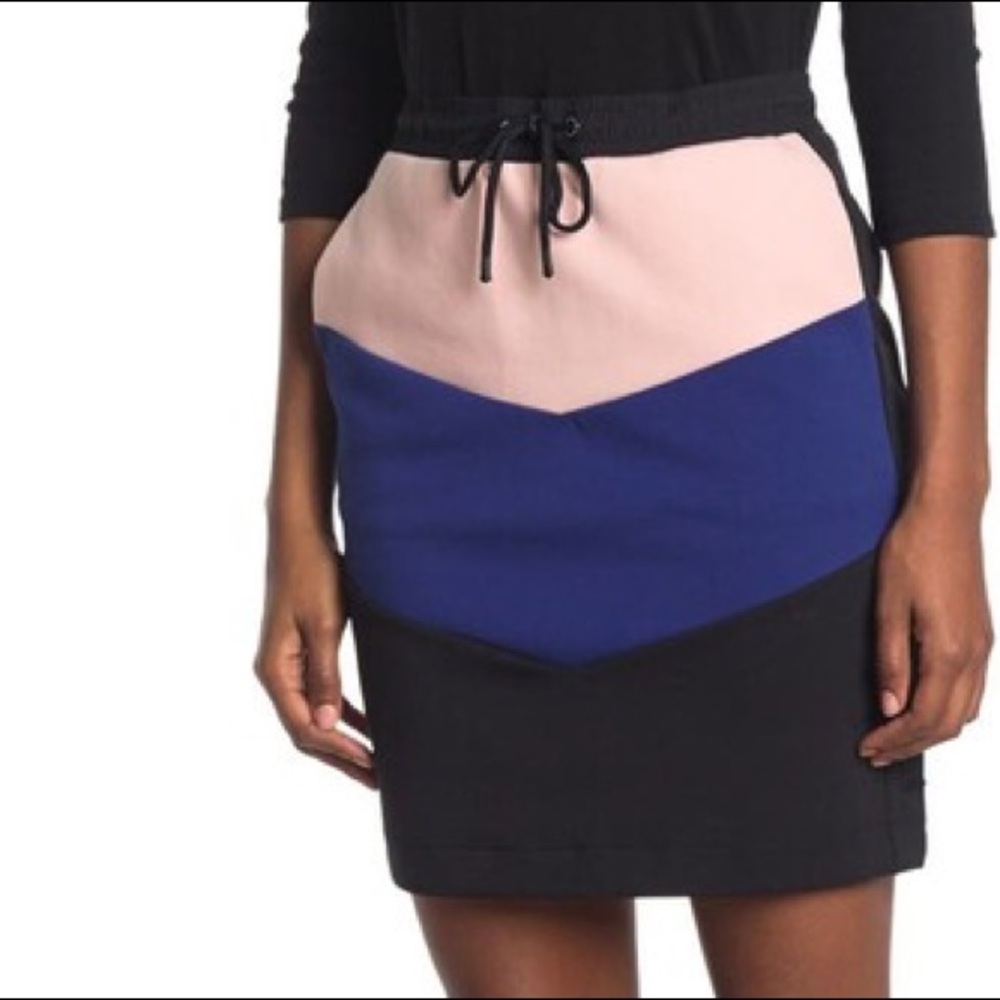 Scotch & Soda EUC Colorblock Sweat Skirt 🔥
